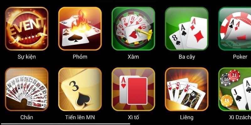 Sảnh game bài tại Gold88 độc đáo và thú vị